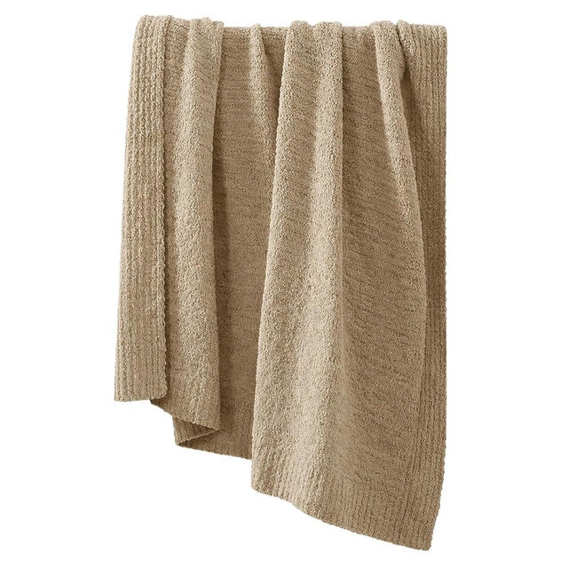 Sunday Citizen Snug Throw Blanket – Soft Oversized Lightweight Throw Blanket, Cozy Bedding with Plush Snug Fabric, Machine Washable, Oeko-TEX® Certified (Biscotti)