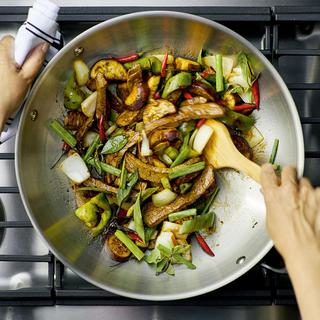 5-Ply Clad Stainless Steel Wok
