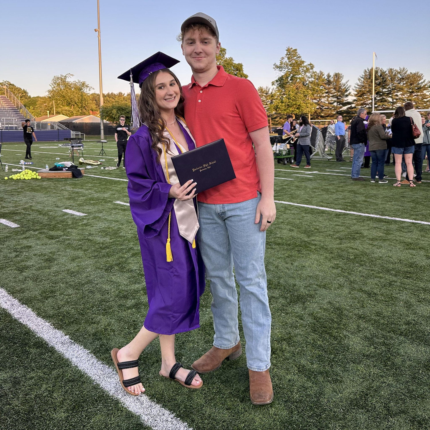 Erika's high school graduation
