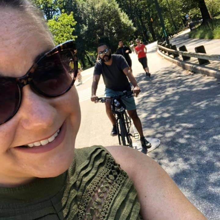 Bike riding in Central Park!