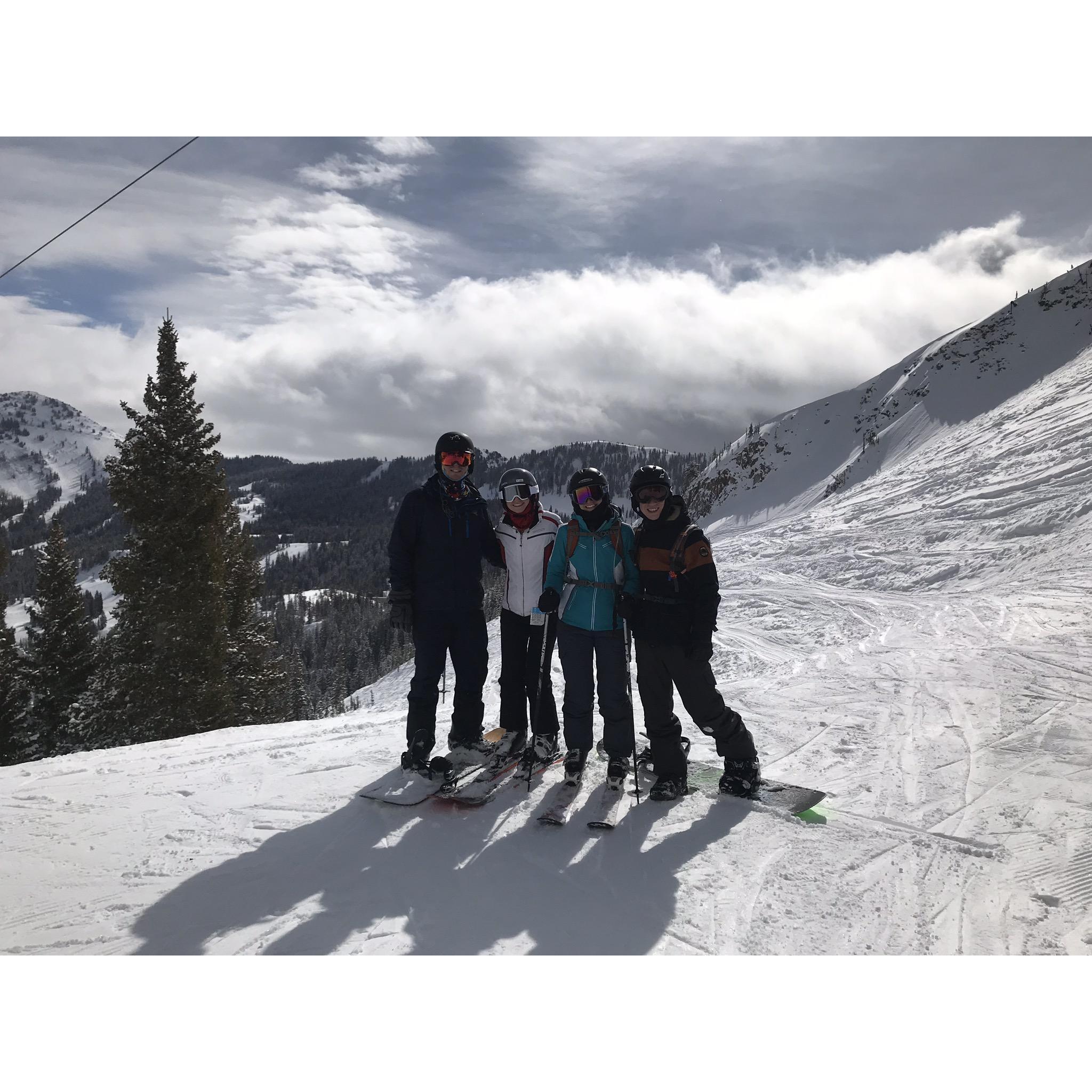 March 2019 - Skiing in Utah at Brighton Mt. and Snowbird Mt.