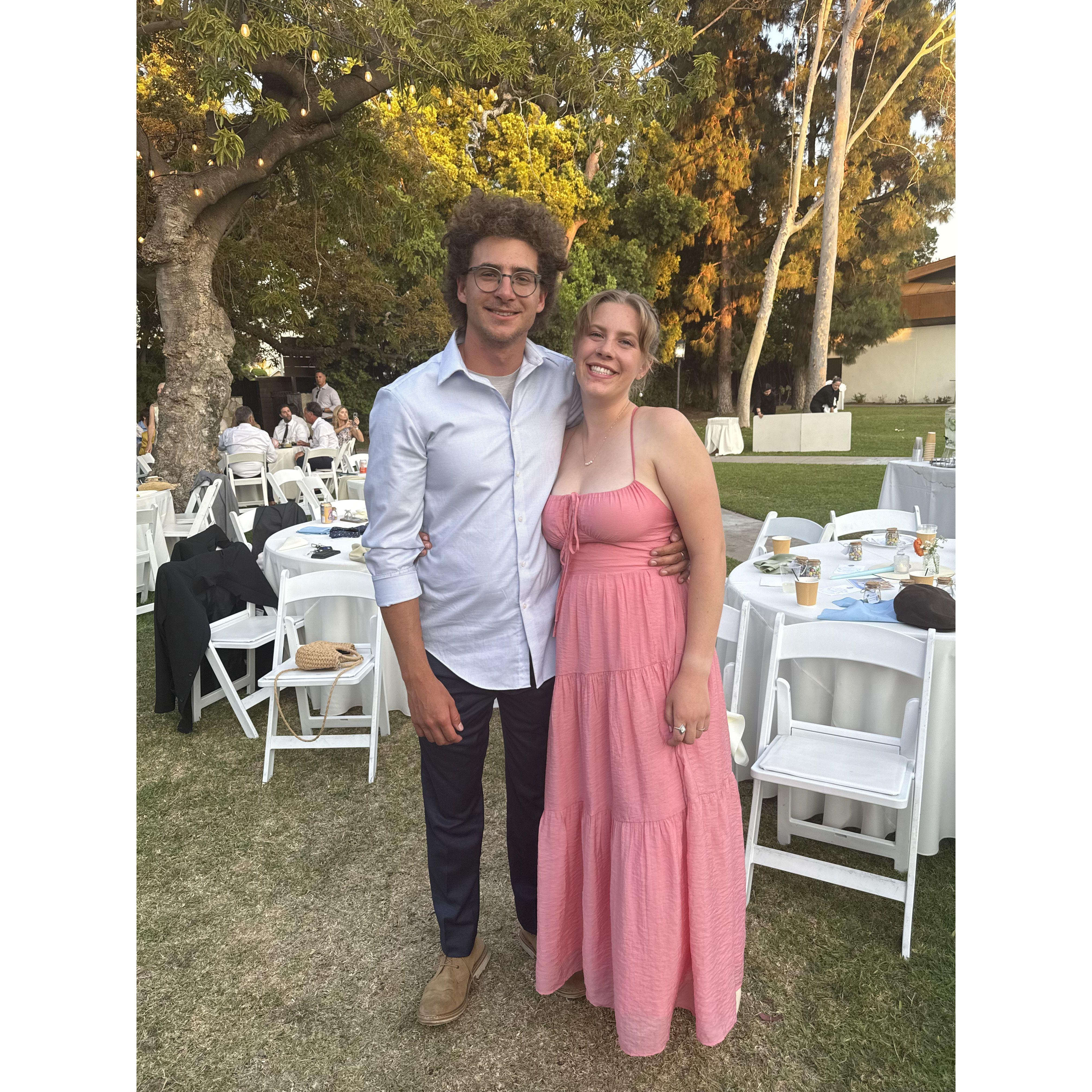 at Chloe's other college roommate's wedding!