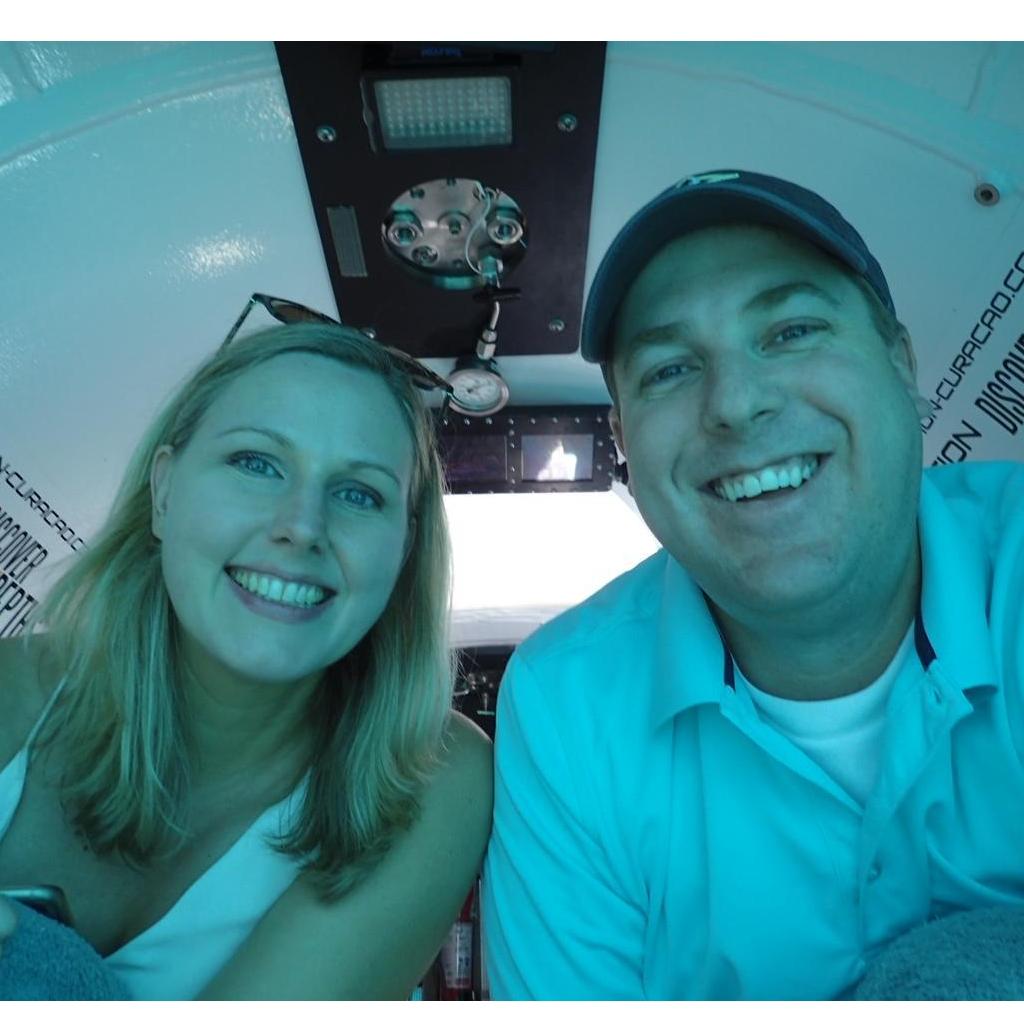 Our voyage to 1,000 feet below the sea in a private submarine in Curacao.