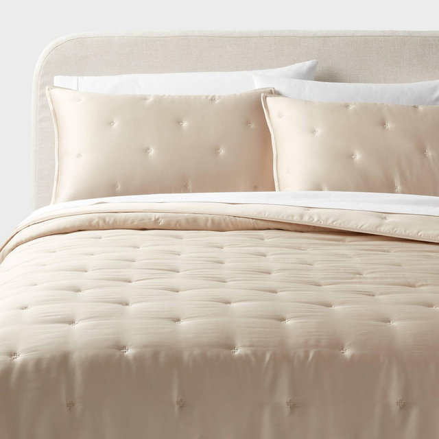3pc King TENCEL™ Comforter and Sham Set Khaki - Threshold™