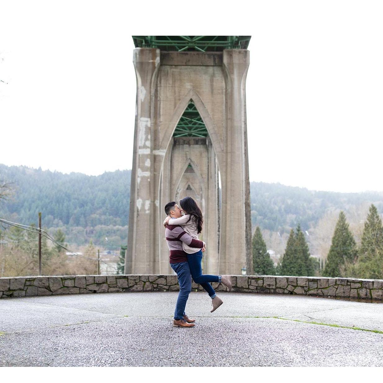 Picked her up at Cathedral Park! 
Photo credit @KaylaBowenPhotography