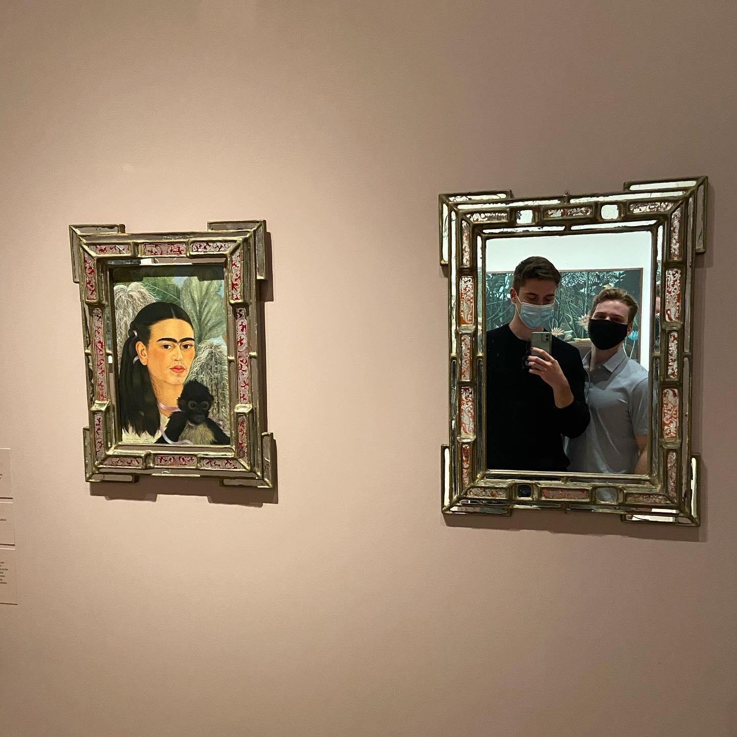 The first photo we took together