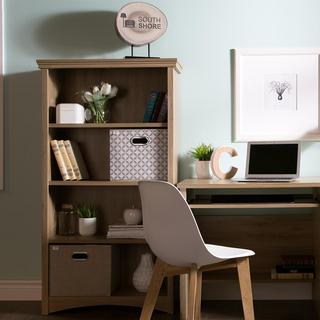 Gascony 4-Shelf Bookcase