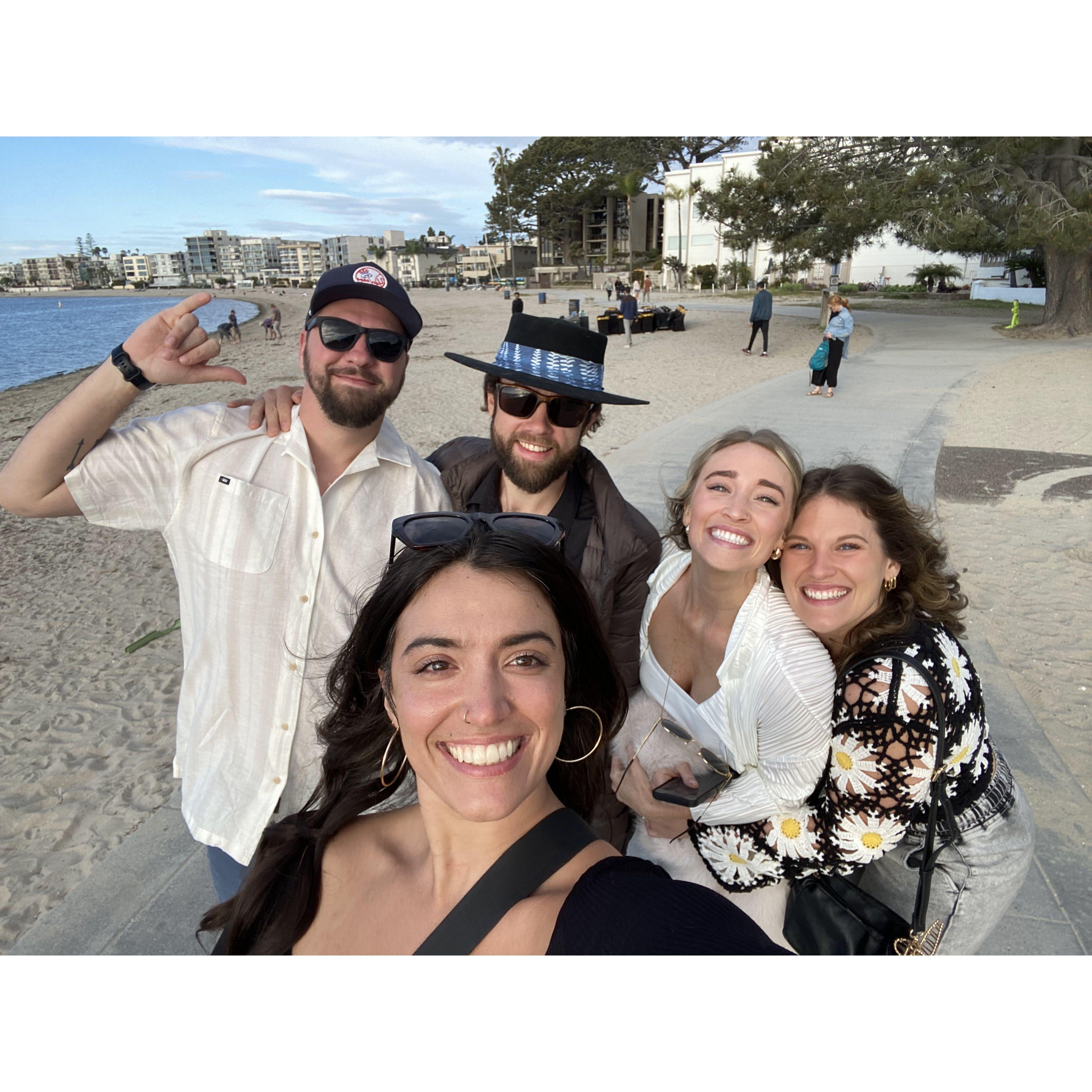 Visiting San Diego for Kate's birthday with Carly and Dylan