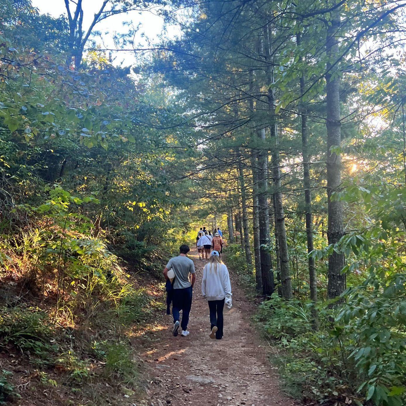 Where it all began... A friend took a photo of us flirting on a hike :) September 24, 2023