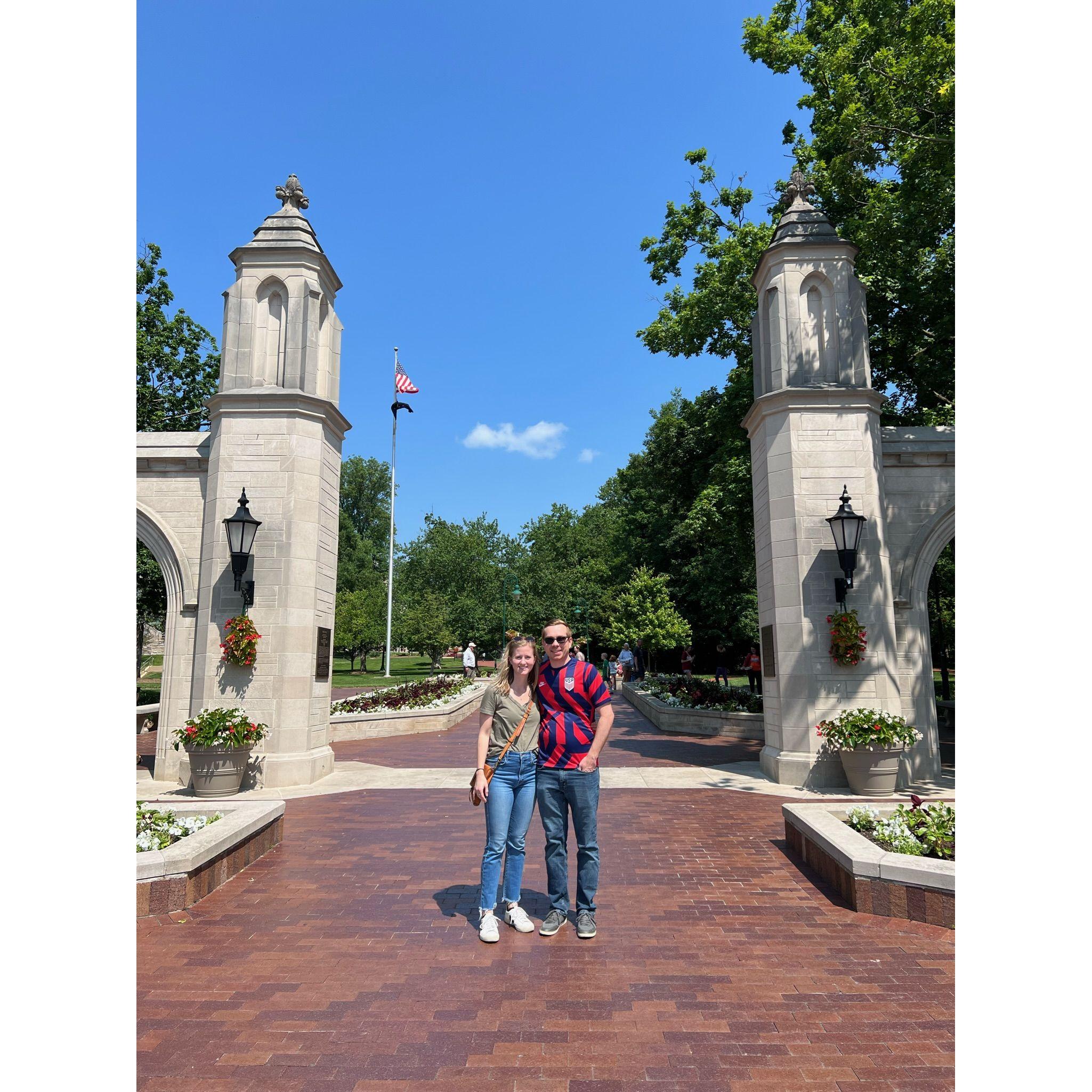 Kristyn showed Nick around the greatest college campus!