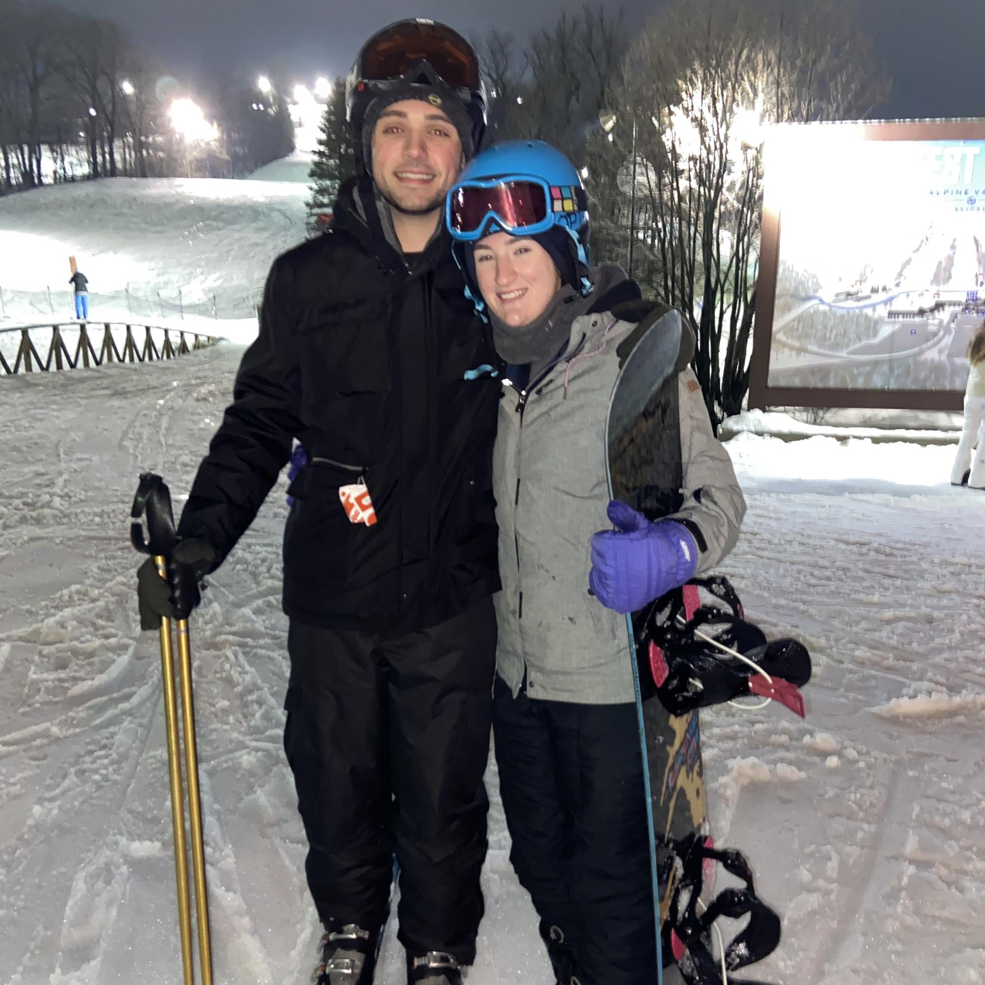 January 25, 2020 - Skiiing at Alpine Valley