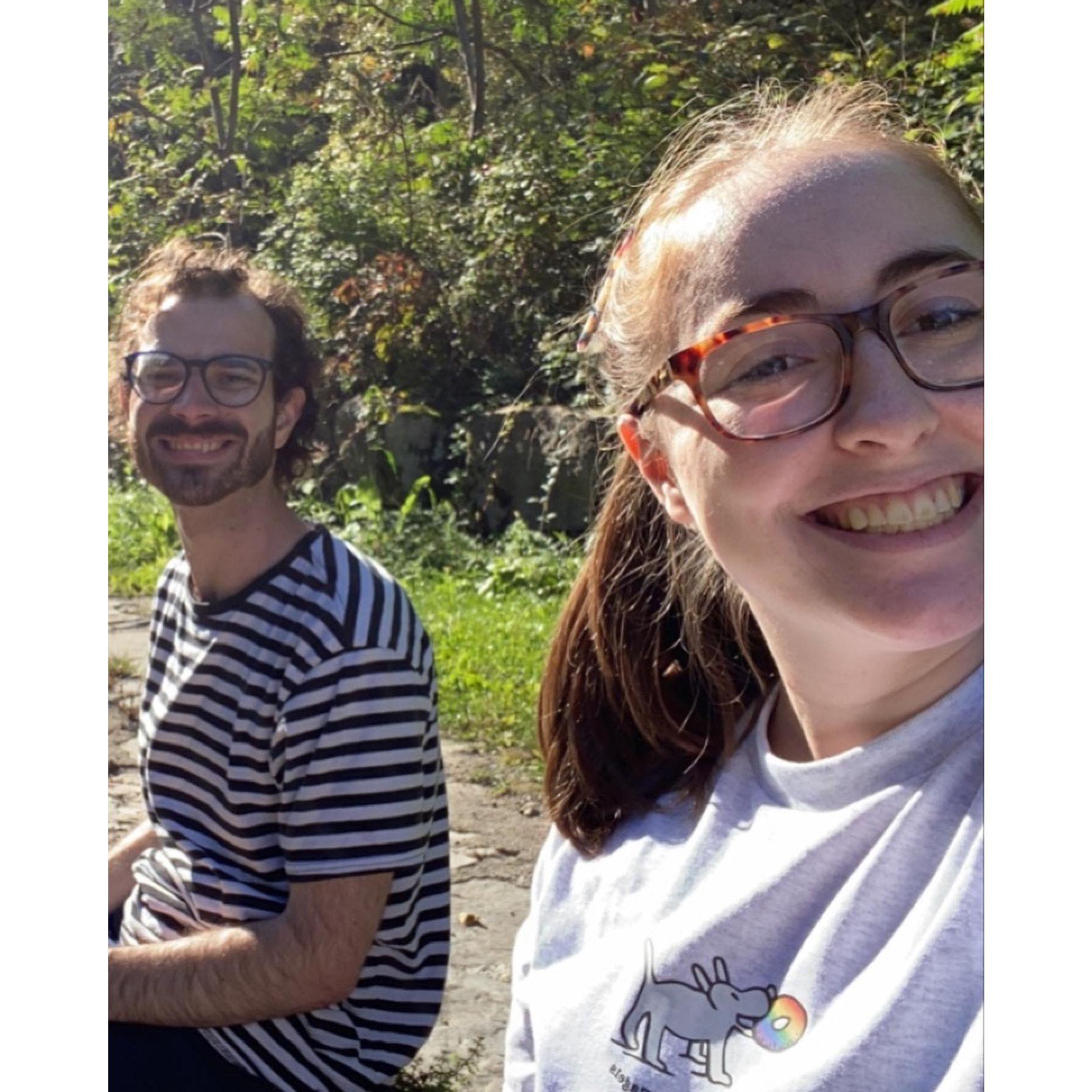 Shortly before he popped the question