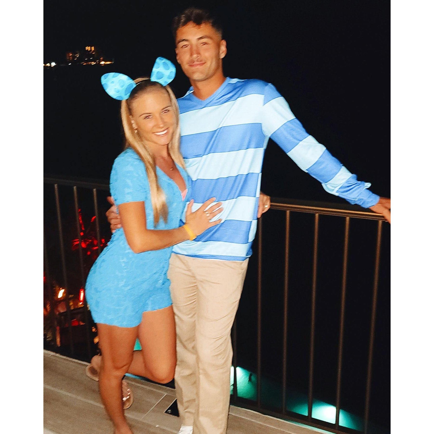 Our first Halloween, Blues Clues. We wont best costume, $500 and a trophy!