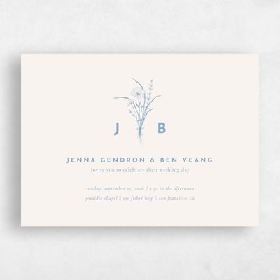 Multi-Colored Wedding Invitation - Prins Landscape