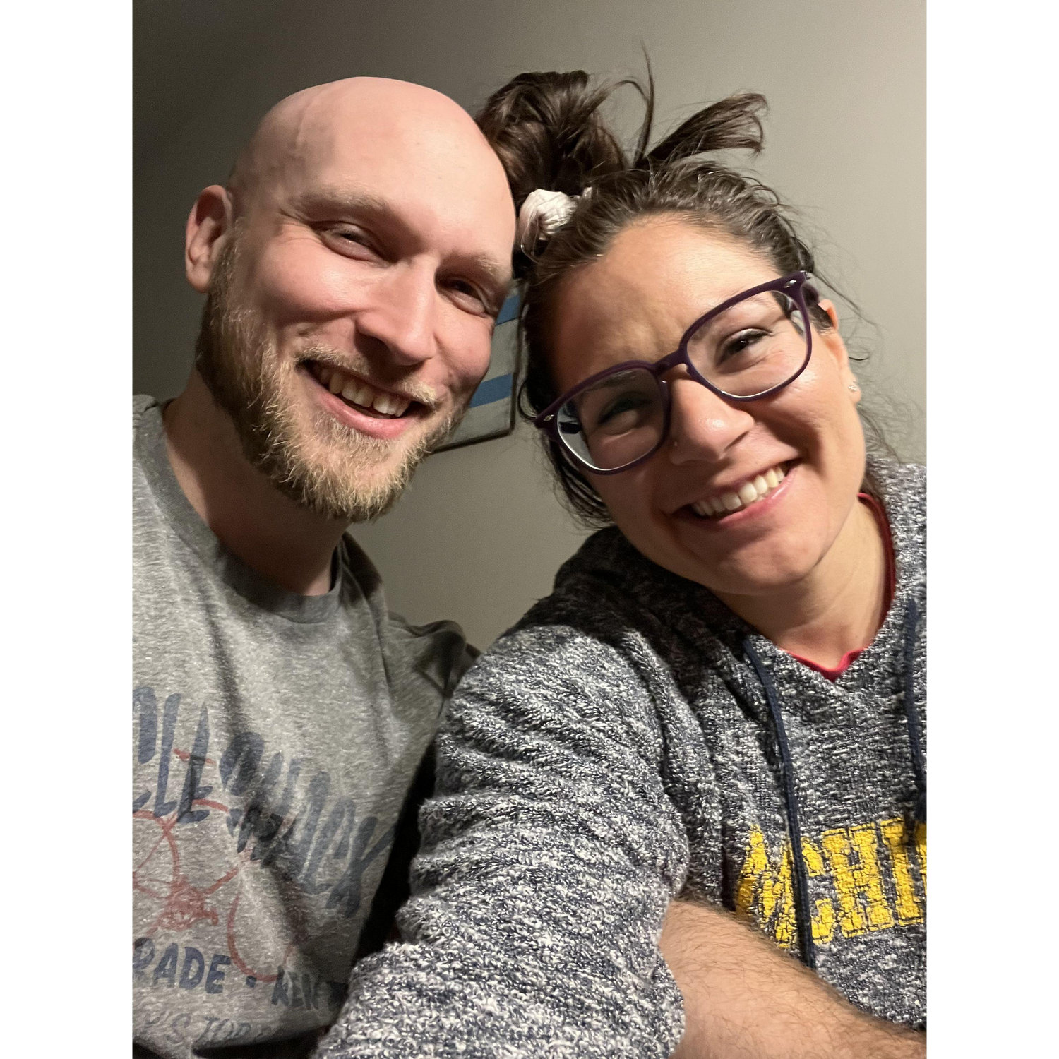 The night we got engaged after everyone went to bed and we relived every moment leading up to the proposal. <3 Chicago, IL - April 2023