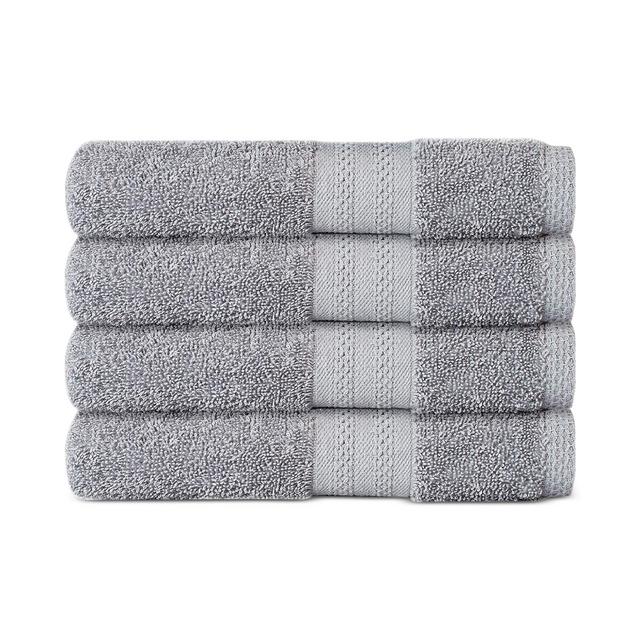 Sunham Soft Spun Cotton 4-Pc. Hand Towel Set