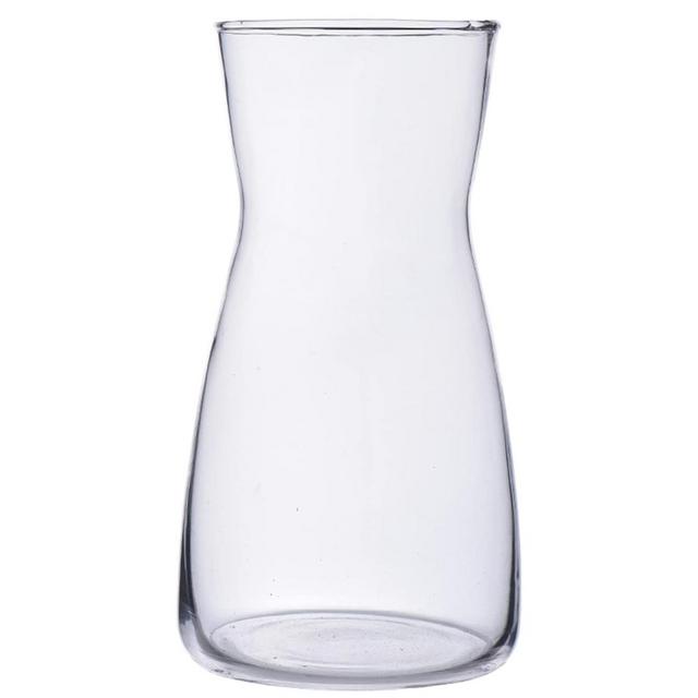 8 inch Clear Glass Flower Vases for Centerpiece Table Home Indoor Desk Decor,Ins Modern Boho Style Vase for Wedding Housewarming Gift