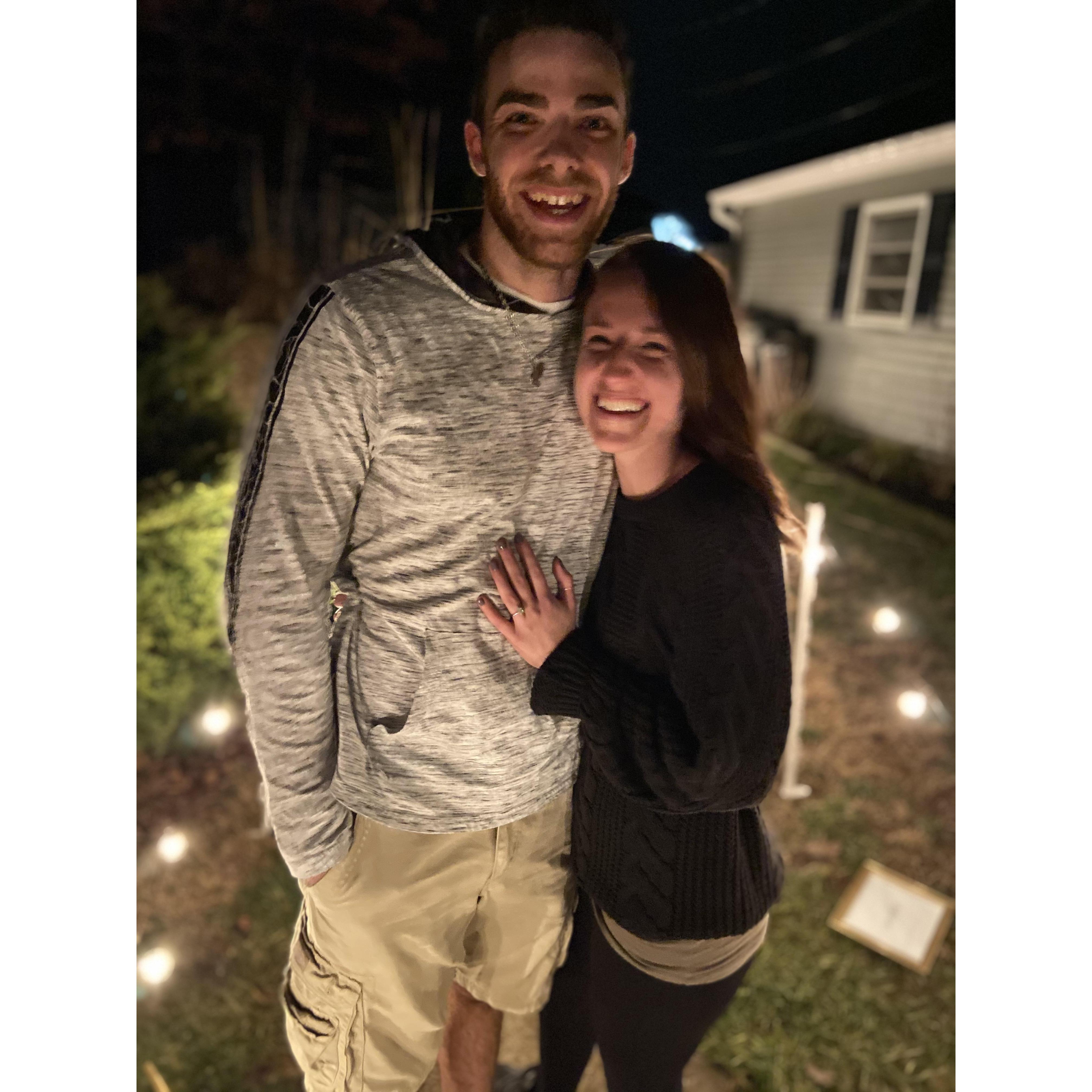 The night were engaged!