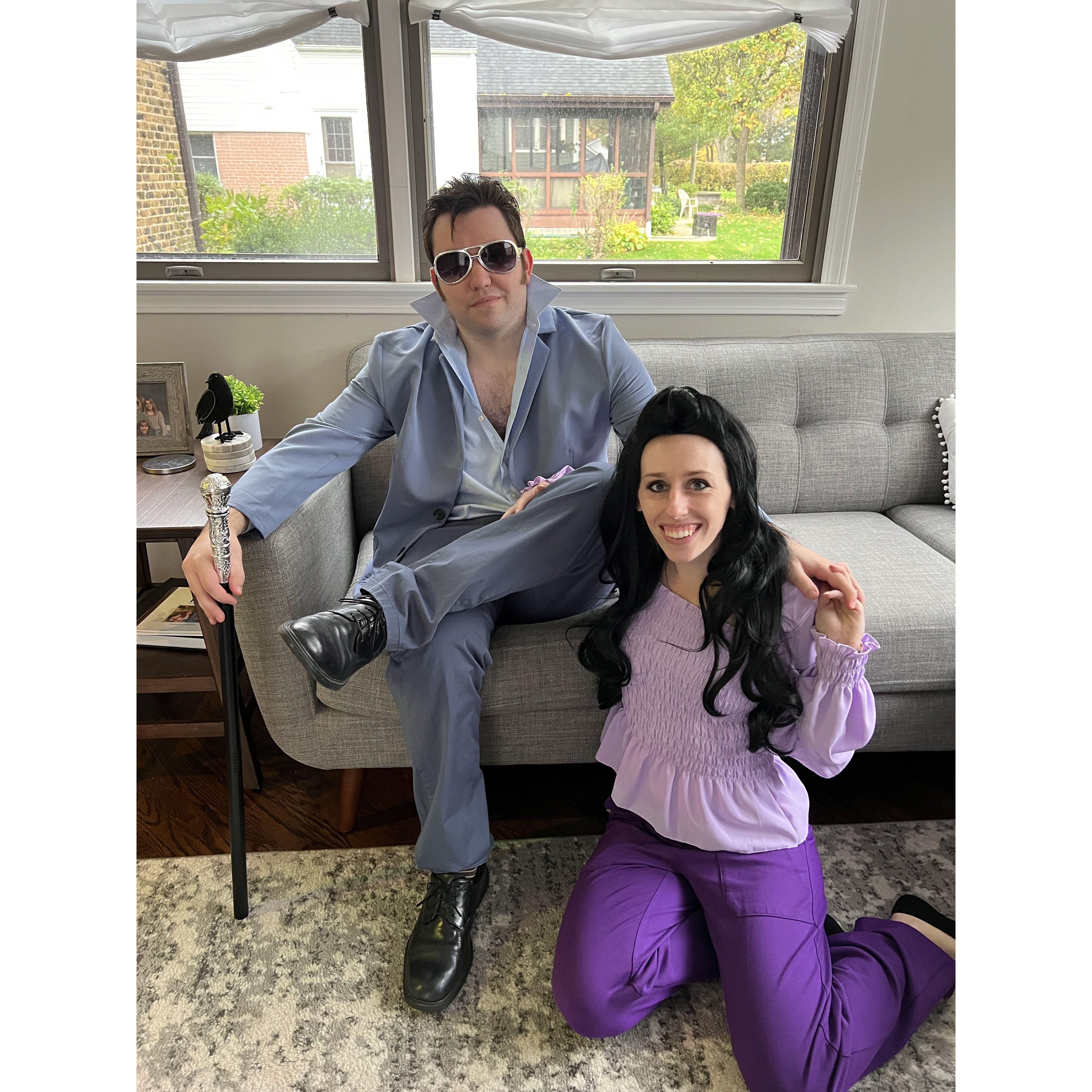 Elvis and Priscilla - halloween 2023