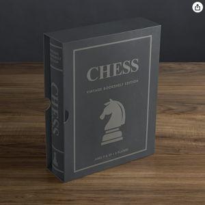WS Game Company Chess Vintage Bookshelf Edition