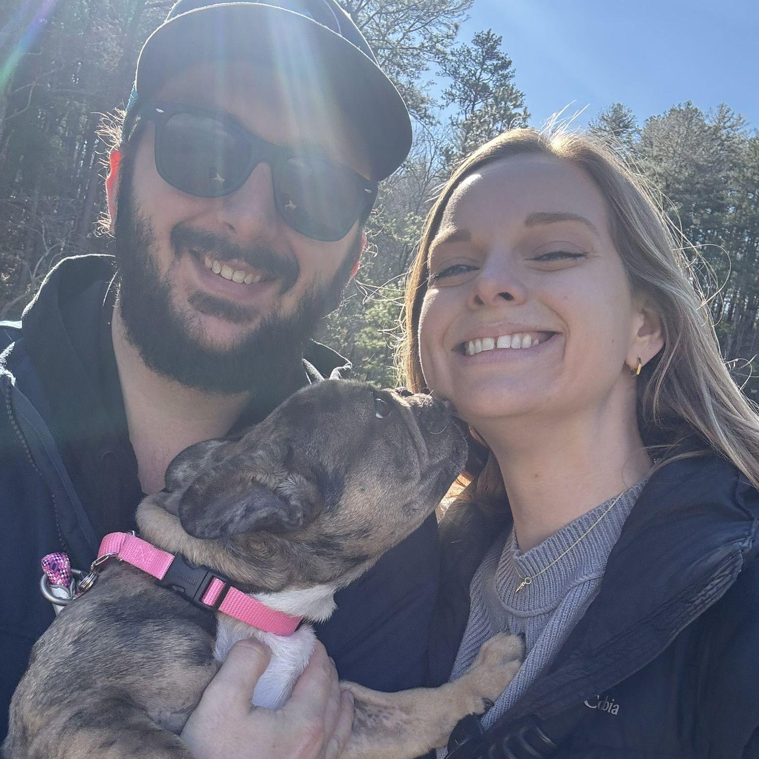 First hike with Mable-girl!