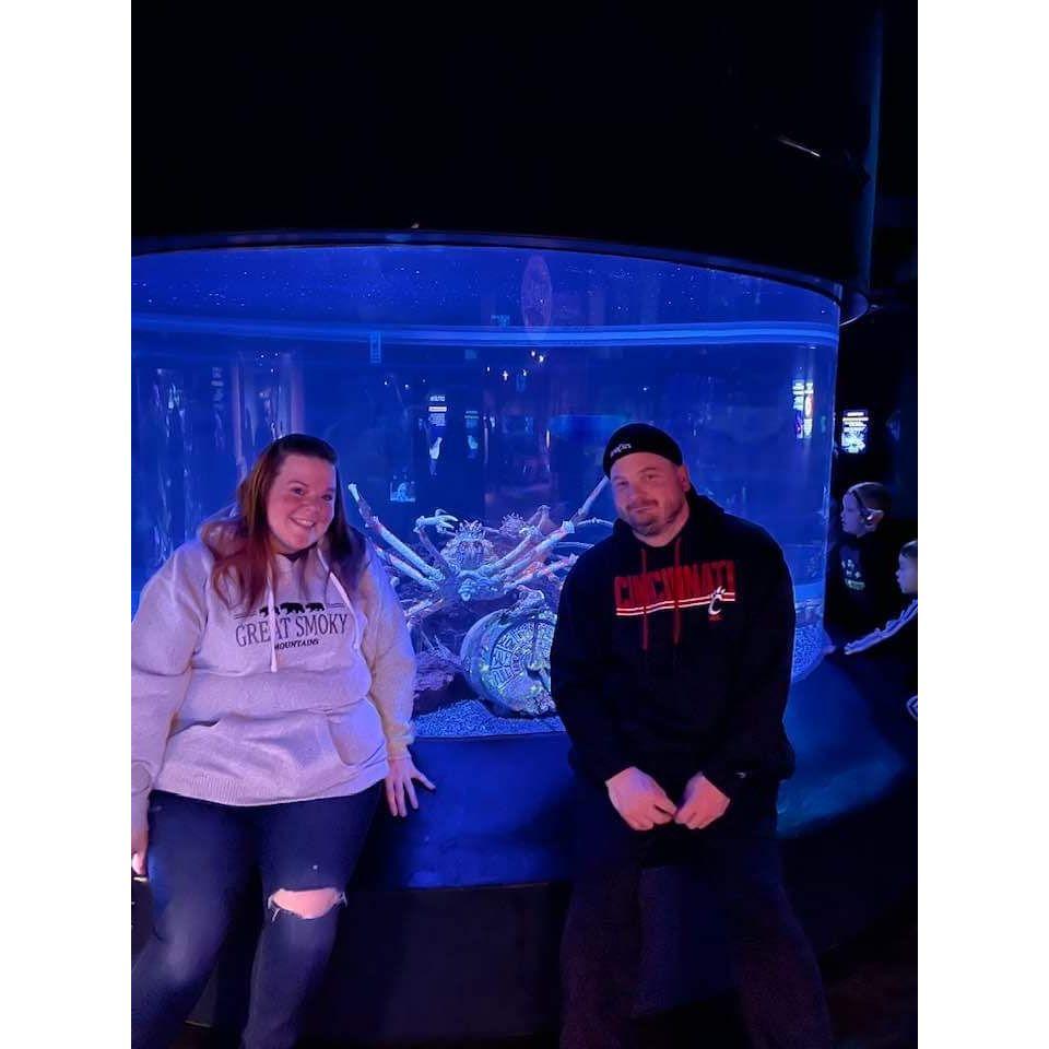 At the Ripley's Aquarium in Gatlinburg