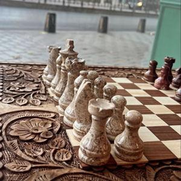 Custom Chess Board by Pasha Art Gallery