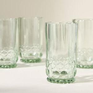Savannah Glass Tumblers, Set of 4
