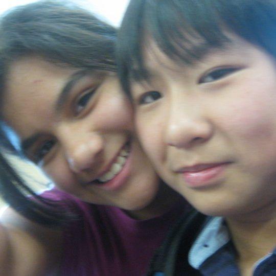 Our first photo together