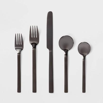 20pc Squared Straight Flatware Set - Room Essentials™