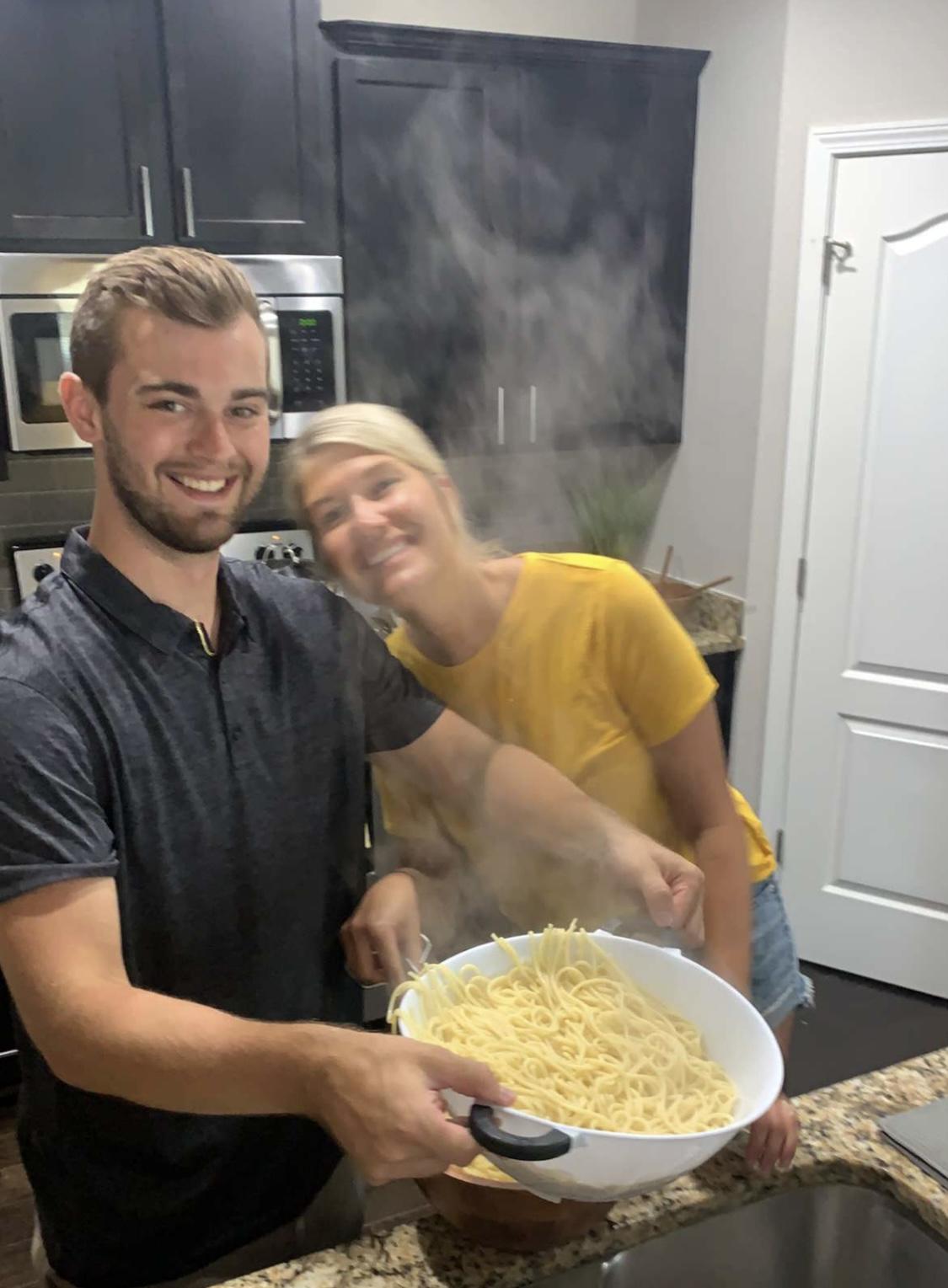 First meal we ever cooked together in our new house :)