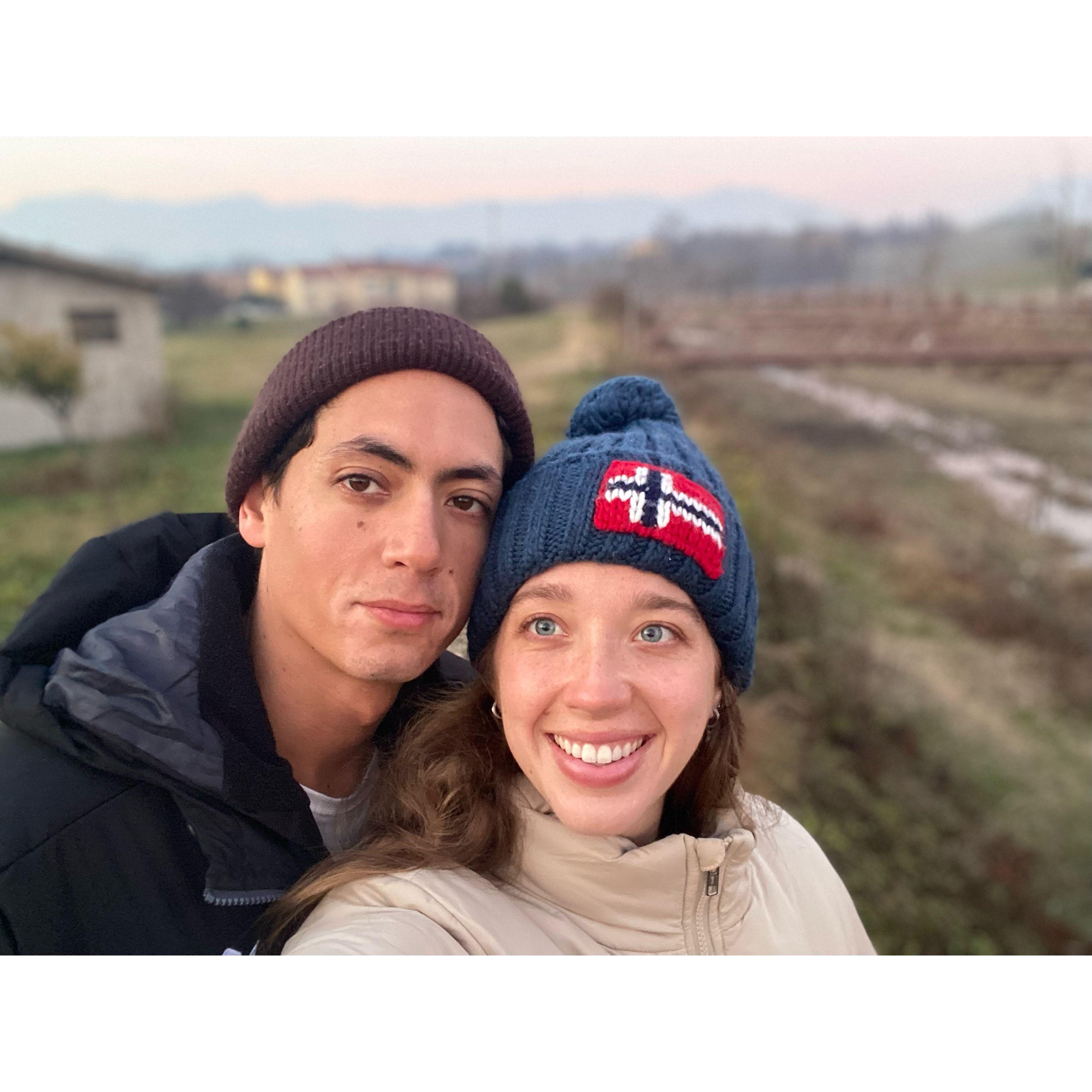 Sunset walk in Conegliano 2024