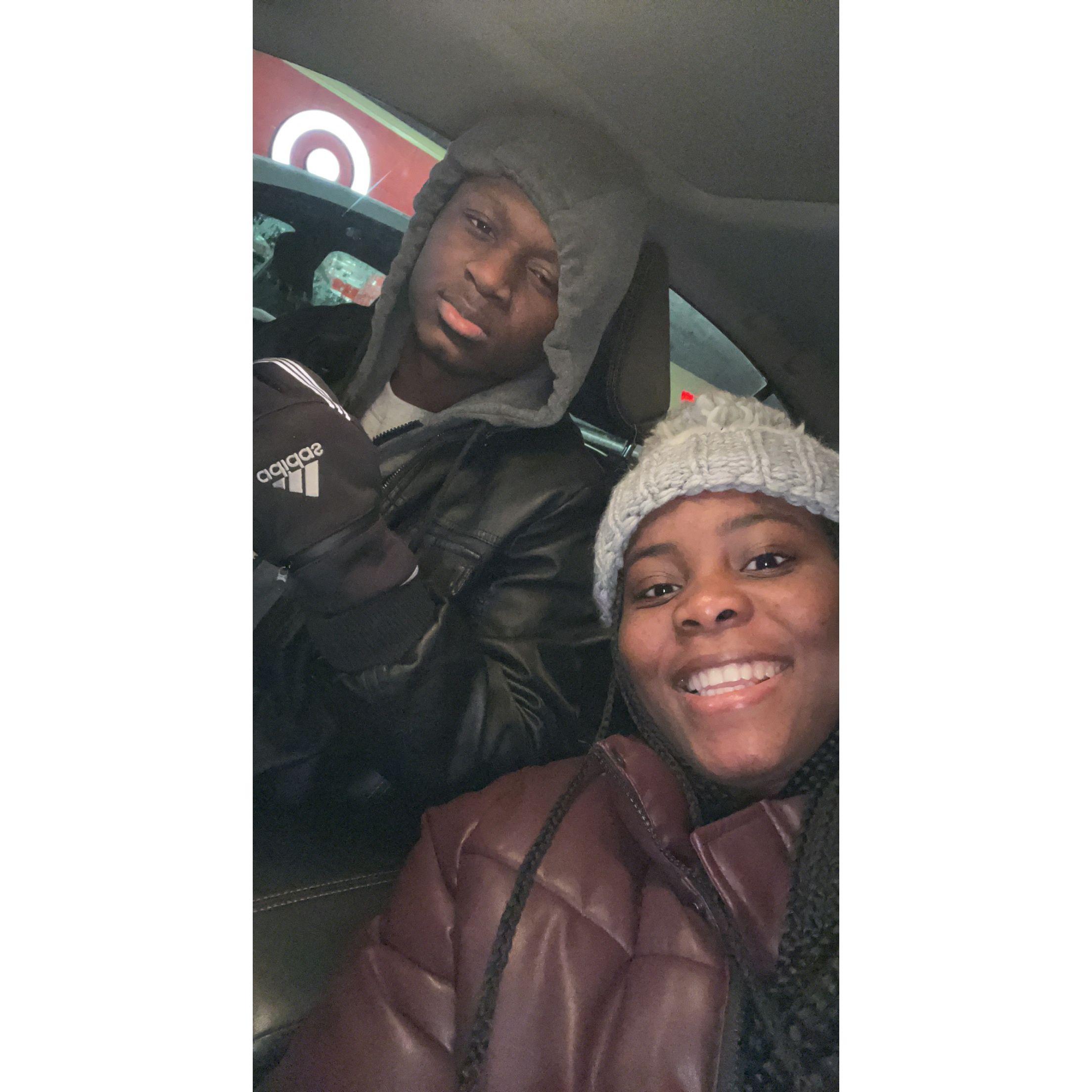 Our first winter together