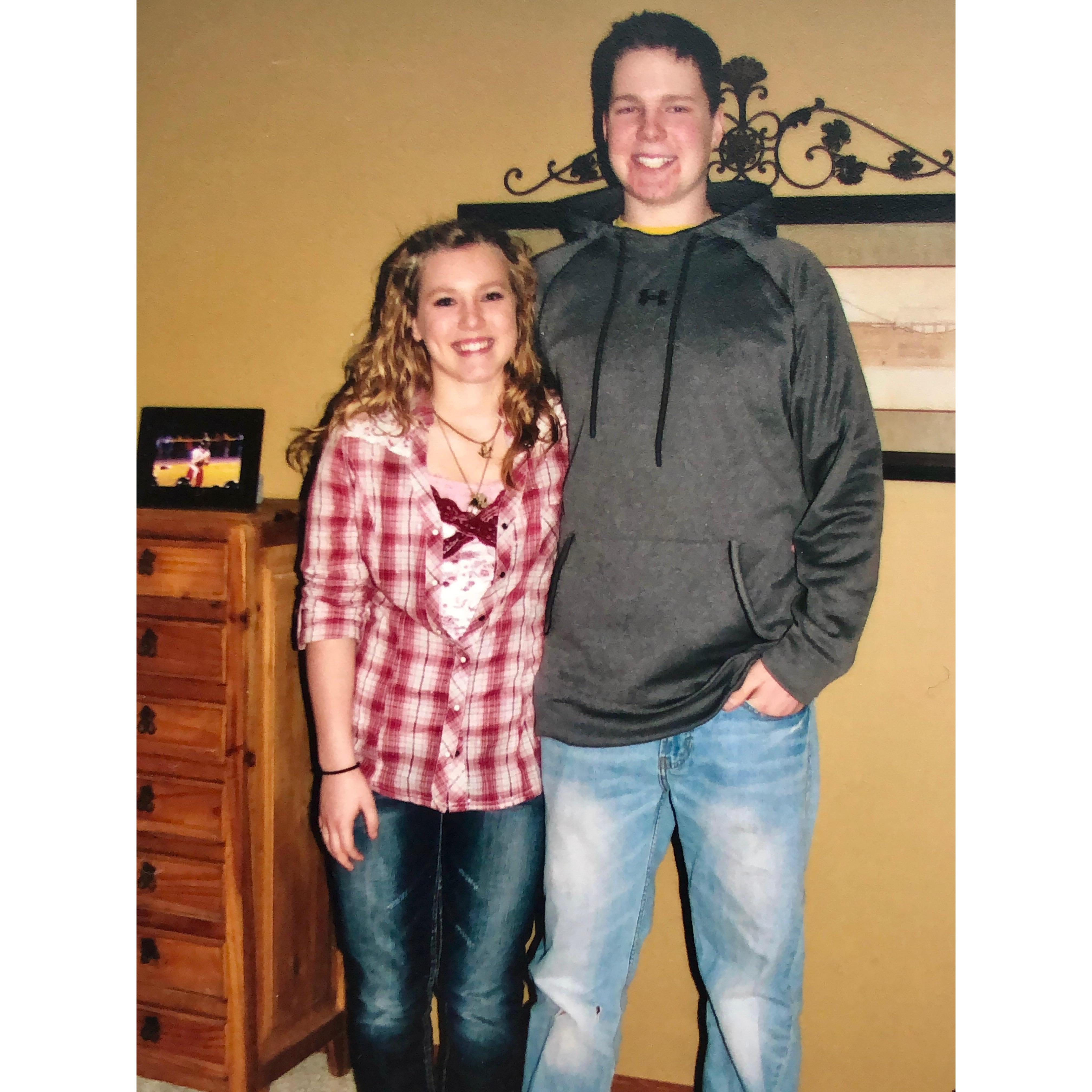 Our first date and picture in 2011!