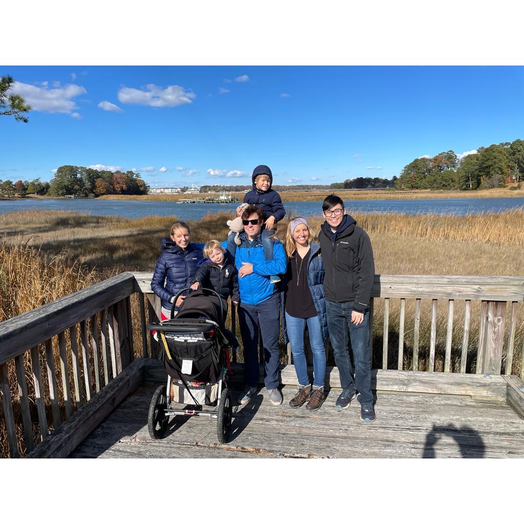 Thanksgiving week with Abigail's sister Lydia and her Family (Newport News, 2021)