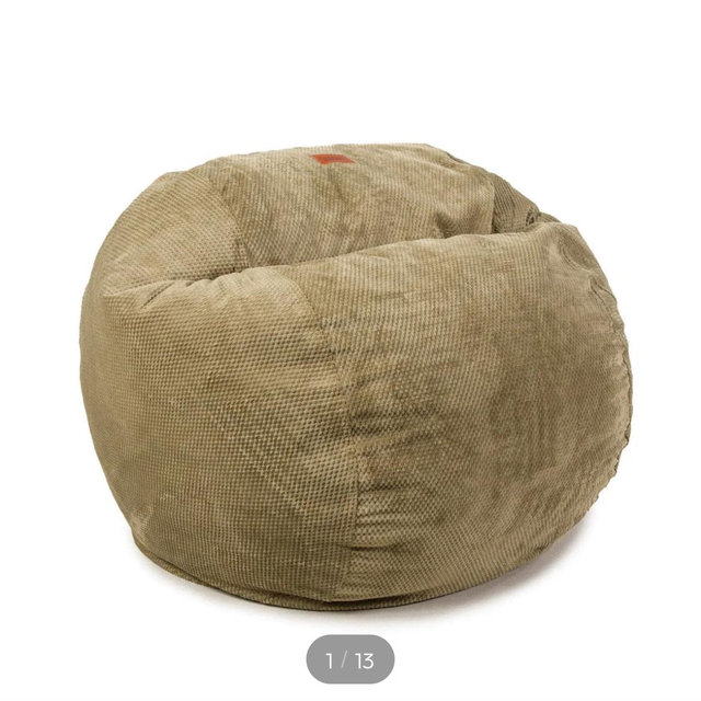 Bean Bag - Full - Chenille - Moss