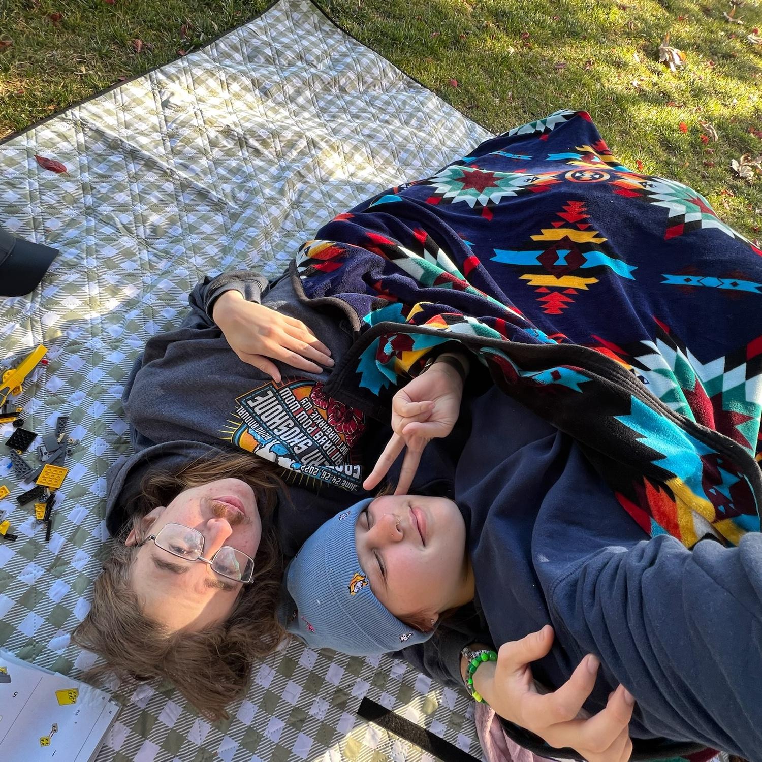 A fun, cold picnic!