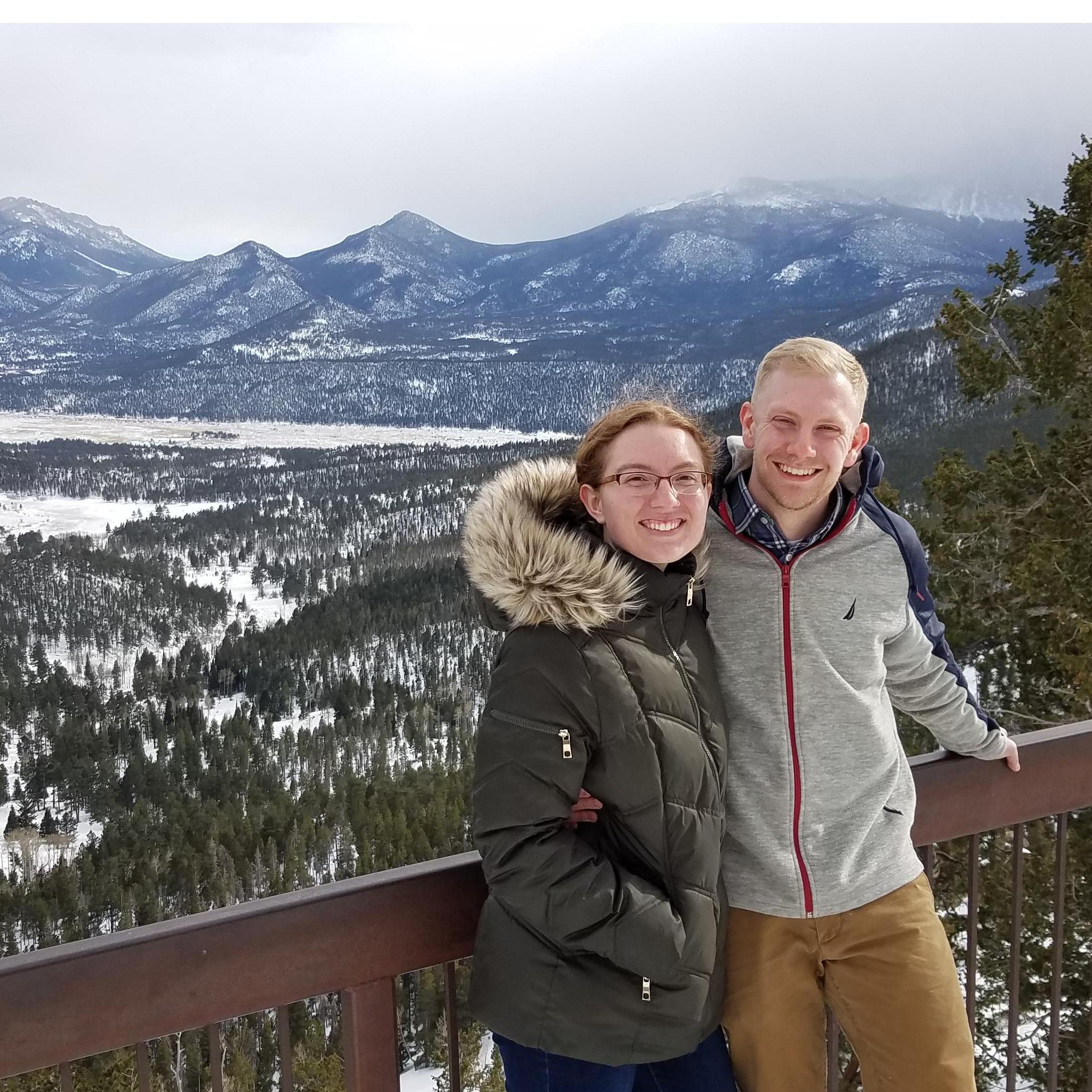 Kathy visits Chris in CO in February 2020