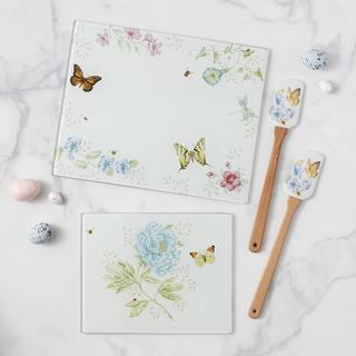 Butterfly Meadow Large Glass Cutting Board