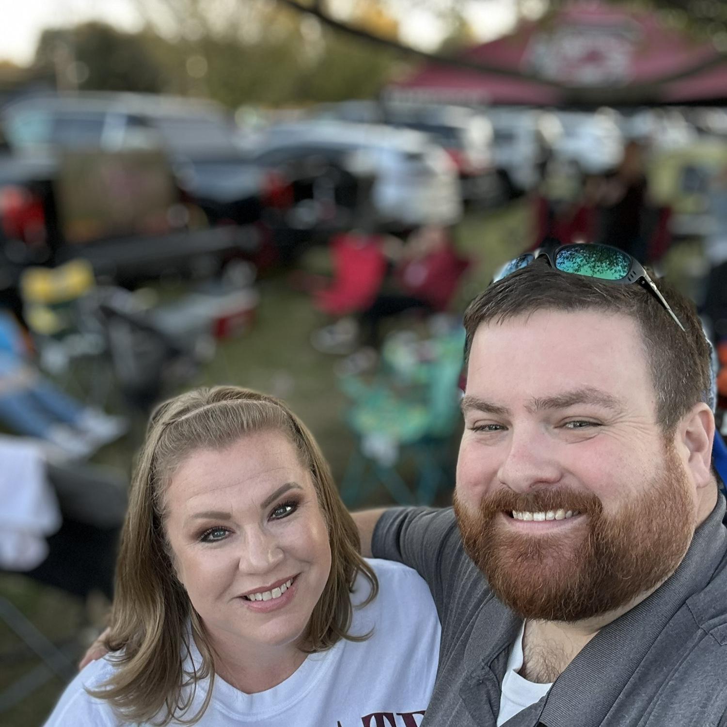 Caitlin’s first USC tailgate.