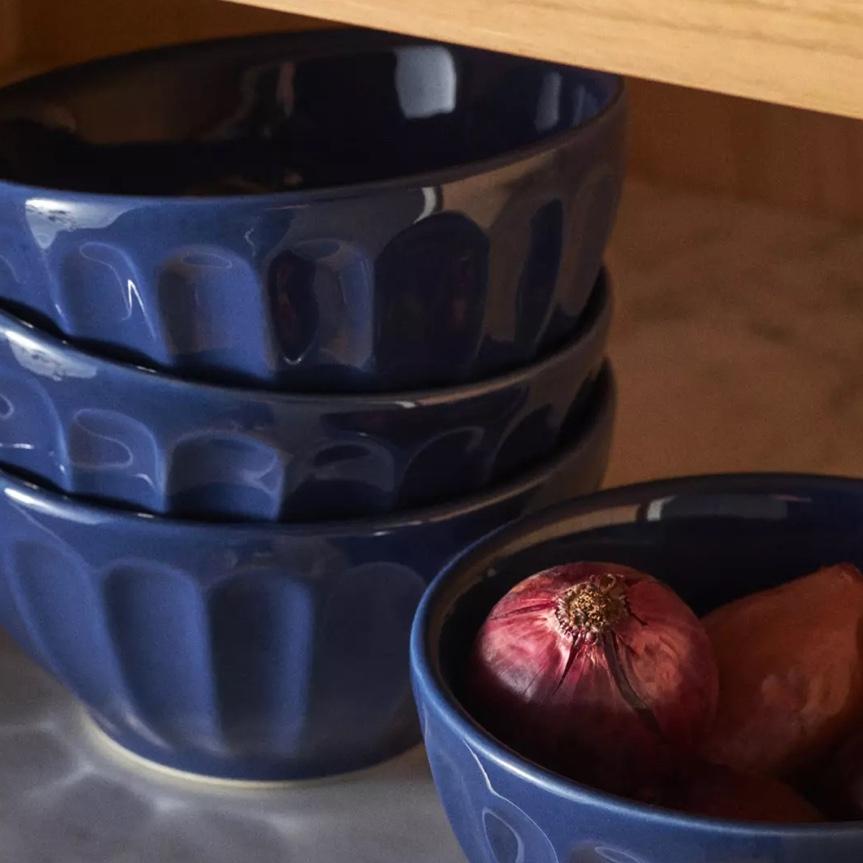 The Latte Stoneware Cereal Bowls, Set of 4: Amelie Edition