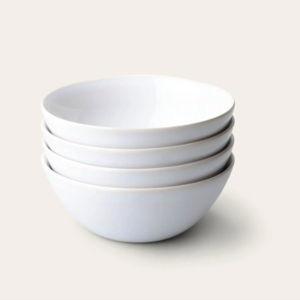 Breakfast Bowls (Color: Pearl White)
