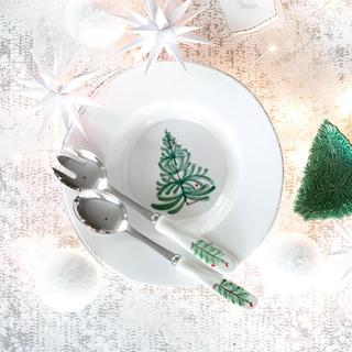 Lastra Holiday Rimmed Pasta Bowl