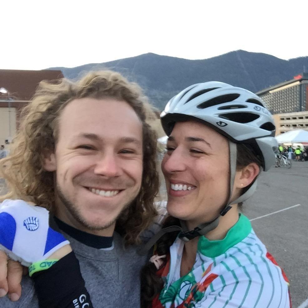 Vanessa crushing it in the Tour de Tahoe (a 70 mile bike race).