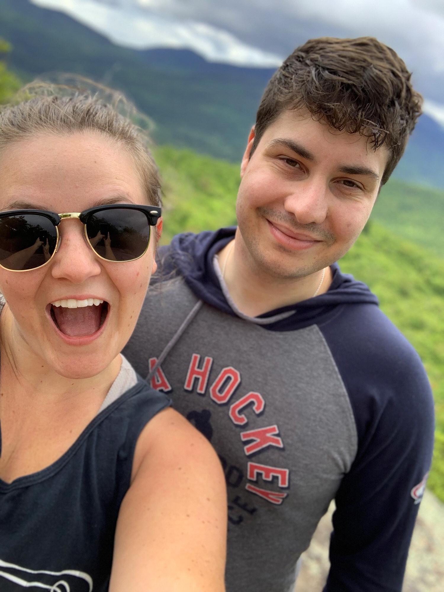 Jared's first ADK hike. Owl's Head!