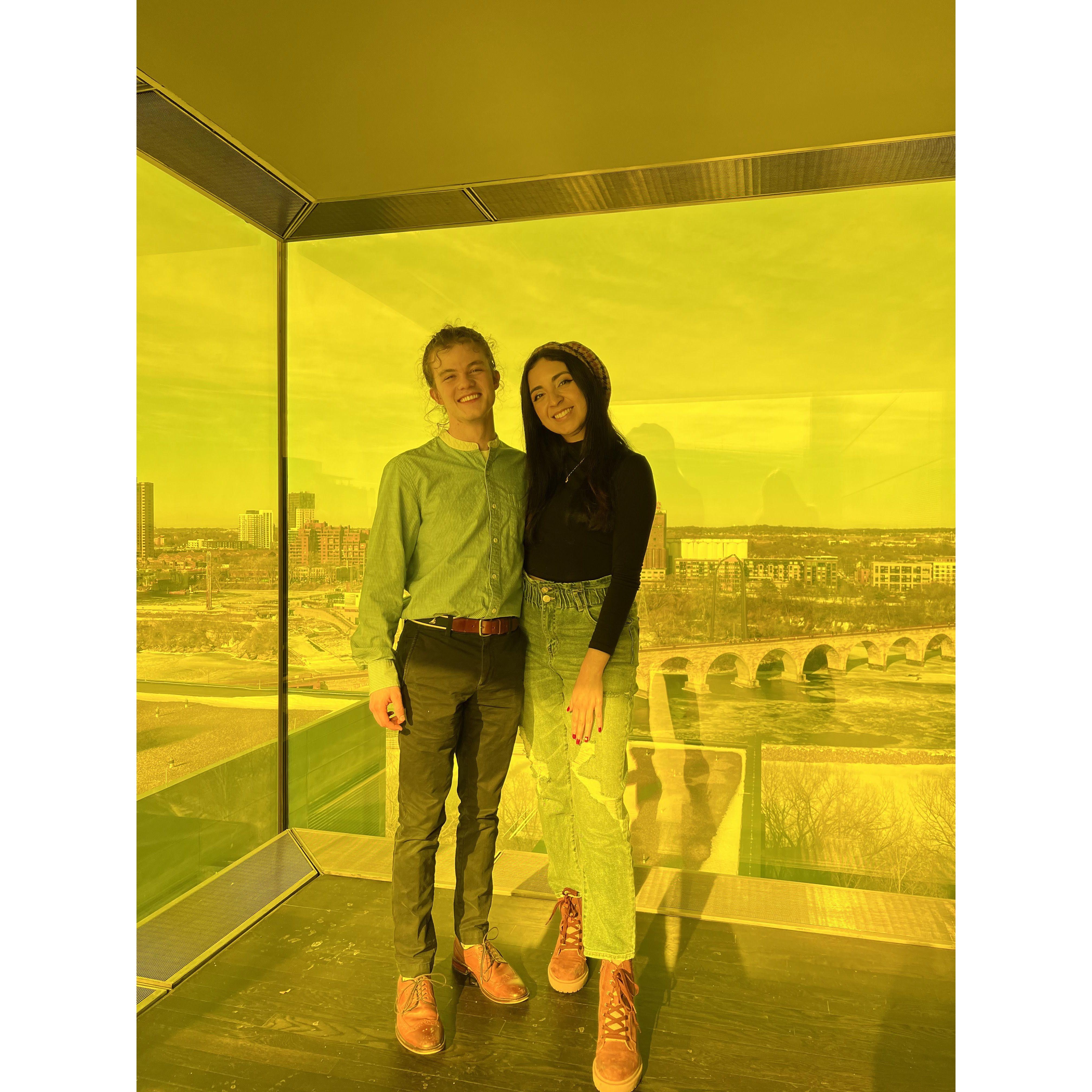 Cassie's first trip to Minneapolis!