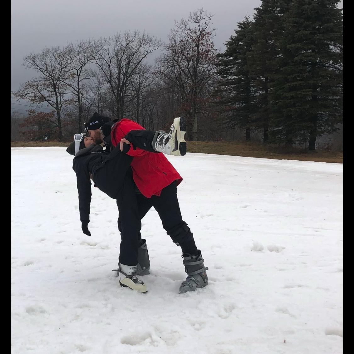 Aaron and Emily have skiied all over the east and plan to conquer the west next !
