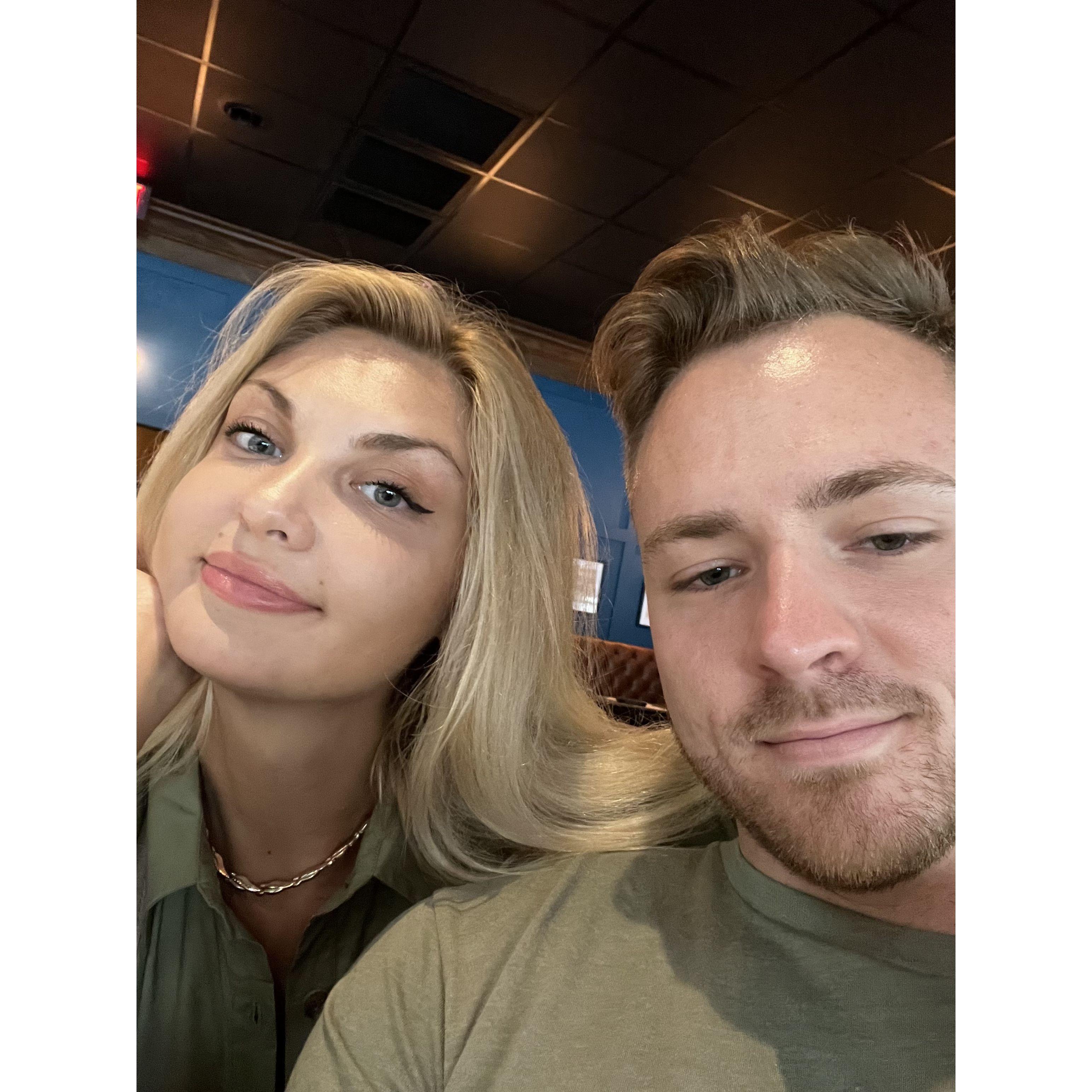 Date night at Brass Tap