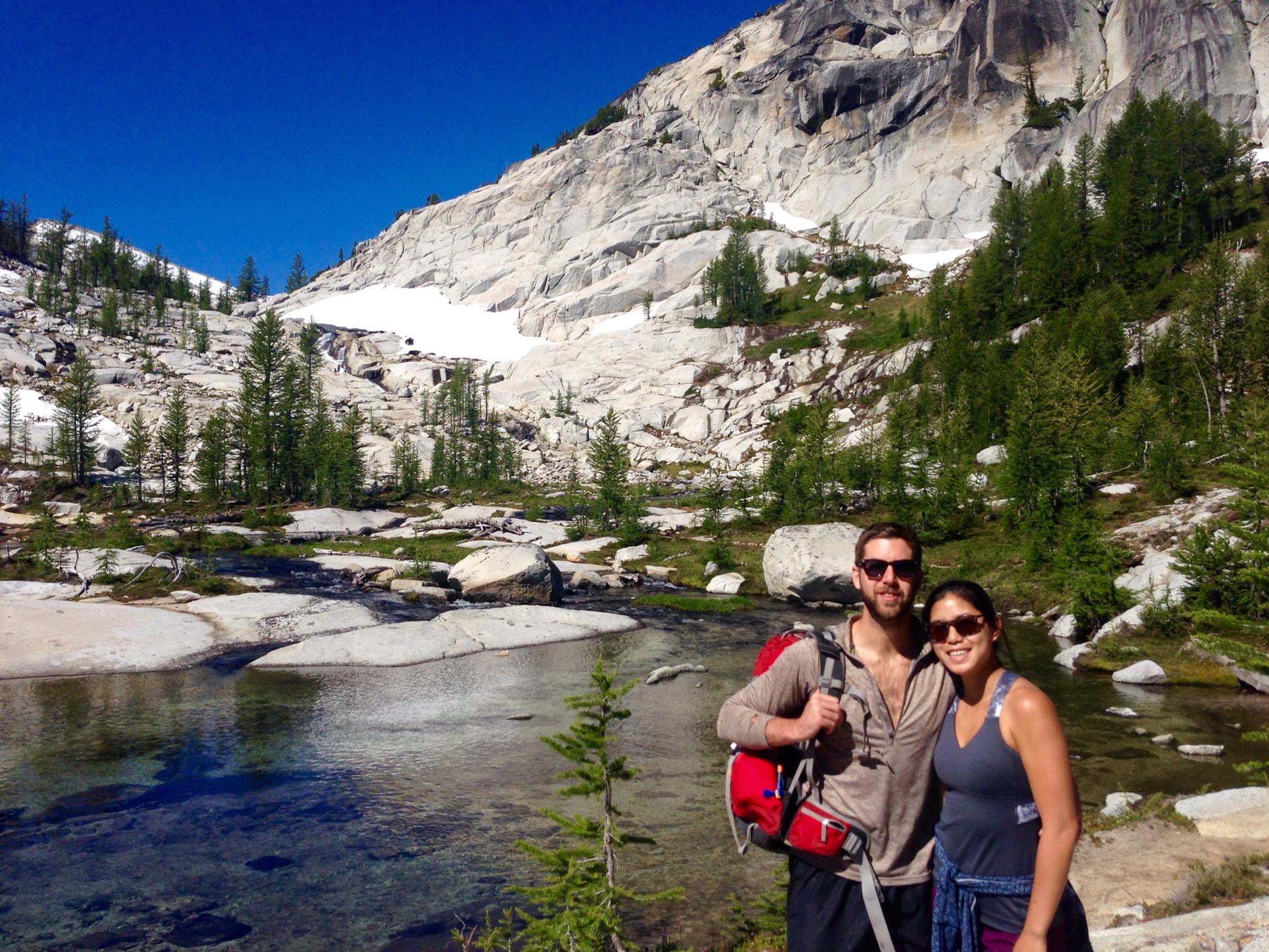 Hiking to the core of the Enchantments in Leavenworth, Washington.