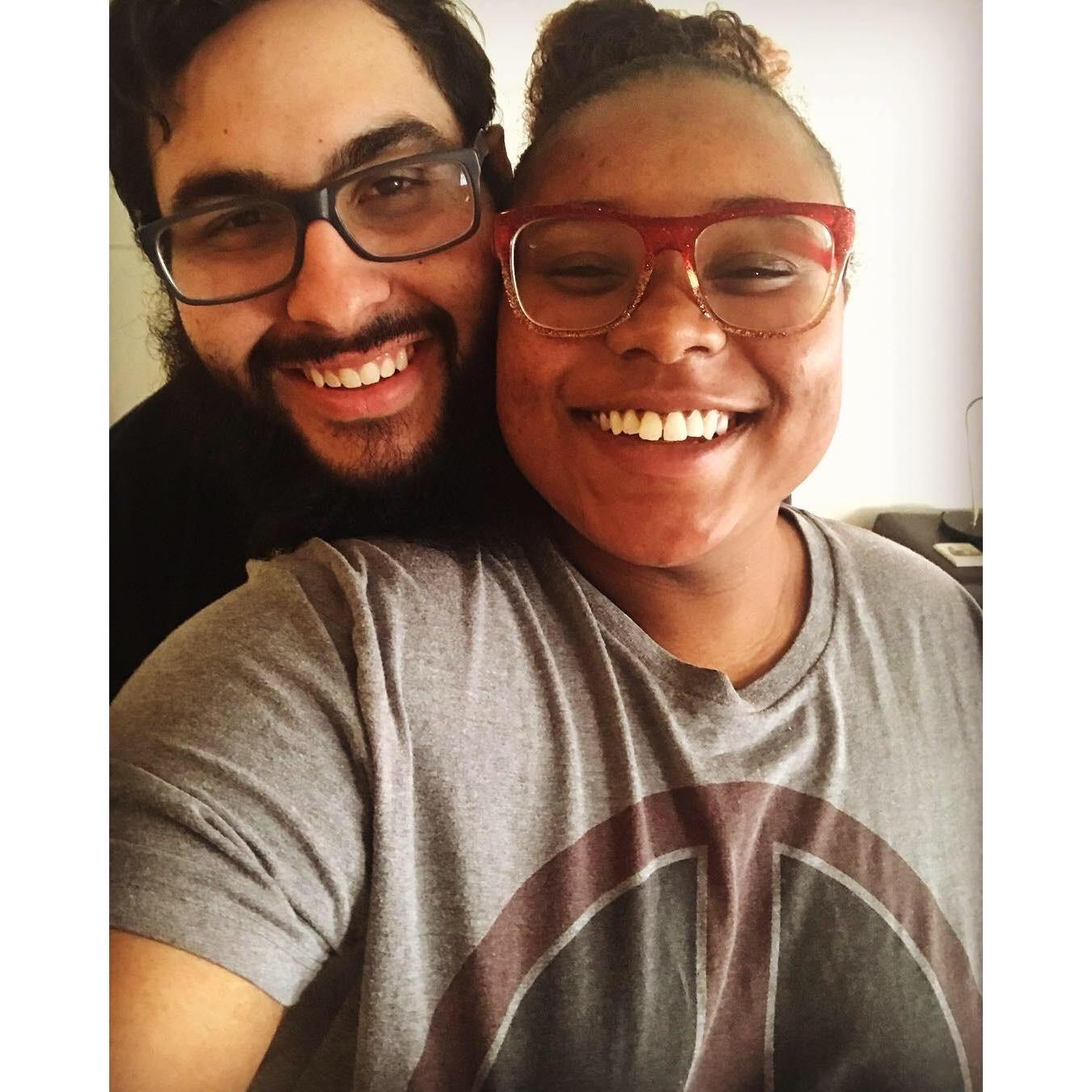 Our first selfie! :)